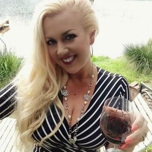 Black and white pinstriped dress, faux wrap